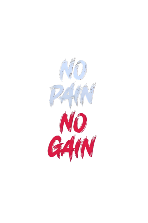 No Pain No Gain - Round Neck Half Sleeve Classic T-shirt