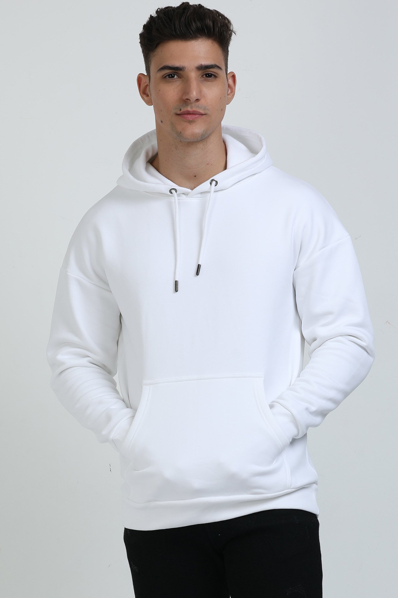 Tukur Tukur Kia Dekhe Ho? - Oversized Hooded Sweatshirt