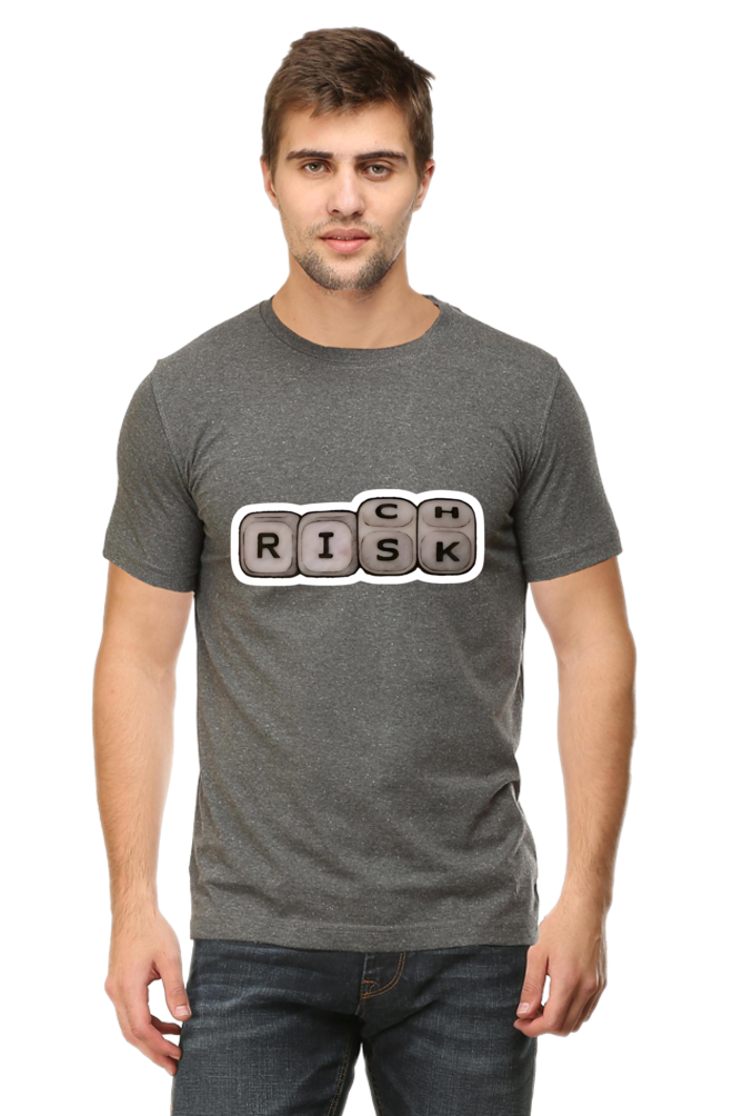 Risk Rich - Round Neck Half Sleeve Classic T-shirt